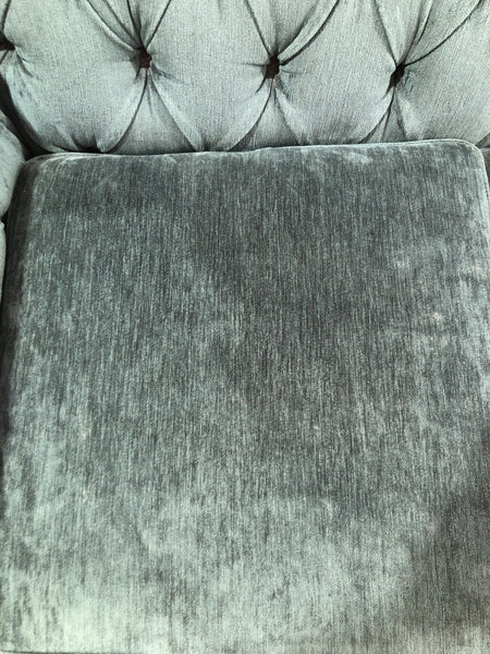 Velvet Chesterfield Style 2 Seater Sofa