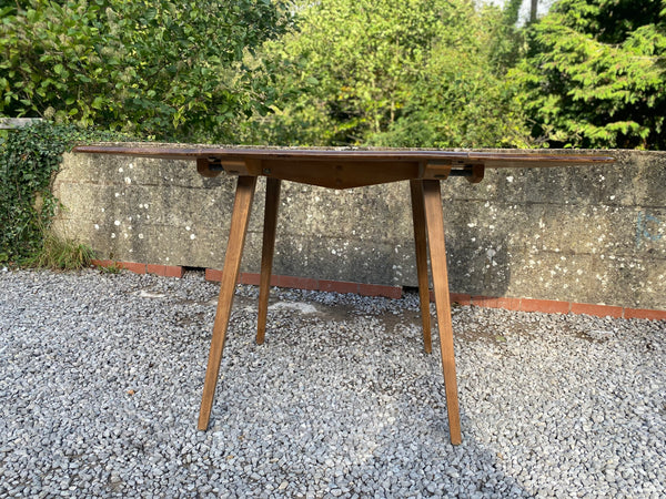 Vintage Ercol Model 383 Drop Leaf Plank Table
