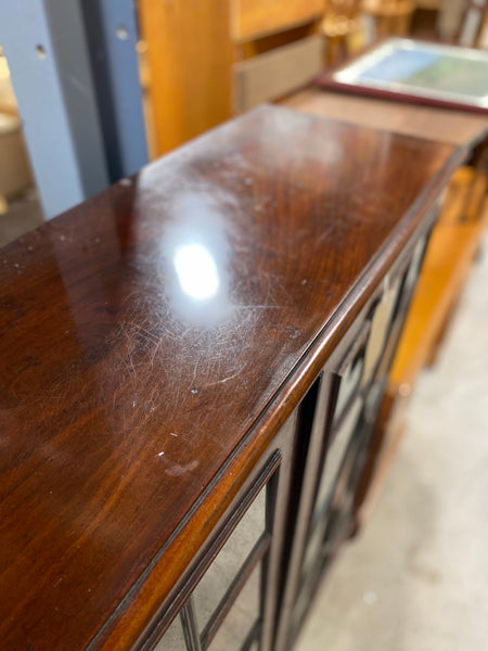 Mahogany Display Bookcase
