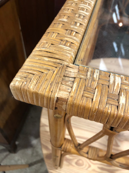 Cane Square Coffee Table