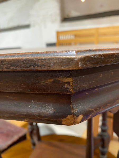 Octagonal Oak Side Table