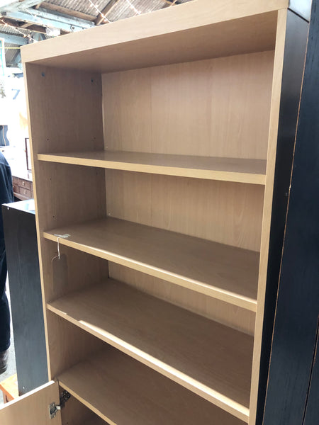 Bookshelf with Storage Cupboard