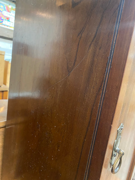 Victorian Pot Cupboard with Gallery Back