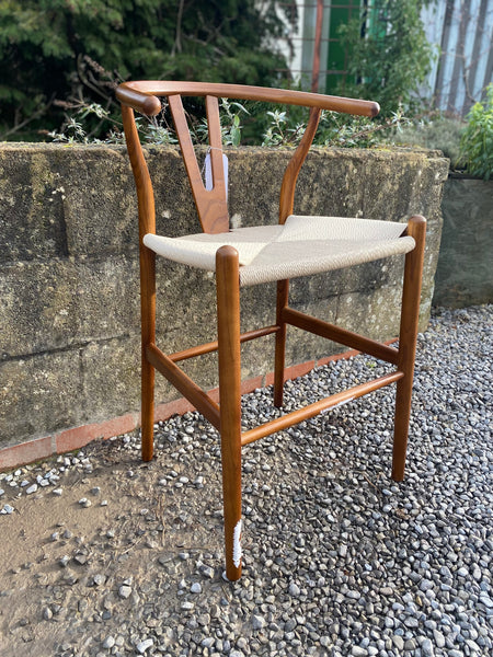 Mid Century Modern Wishbone Barstool