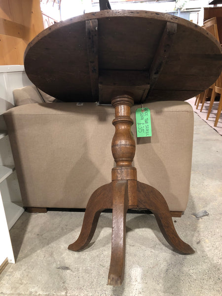 Round Wooden Vintage Table