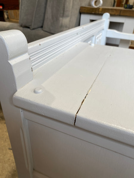 Painted Old Charm Gossip Bench
