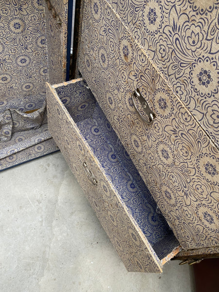 Vintage Wardrobe Steamer Trunk