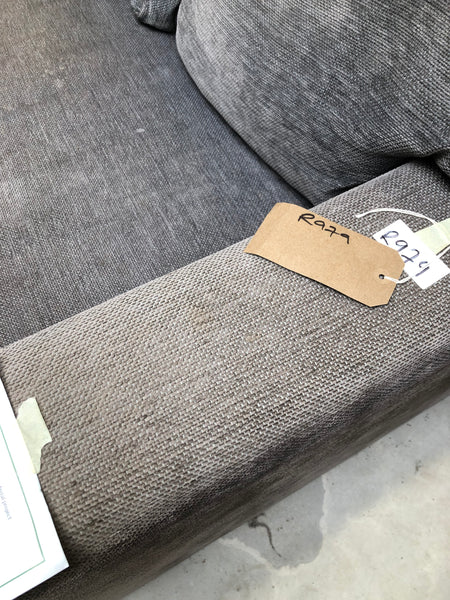 REF - Grey 3 Seater Sofa