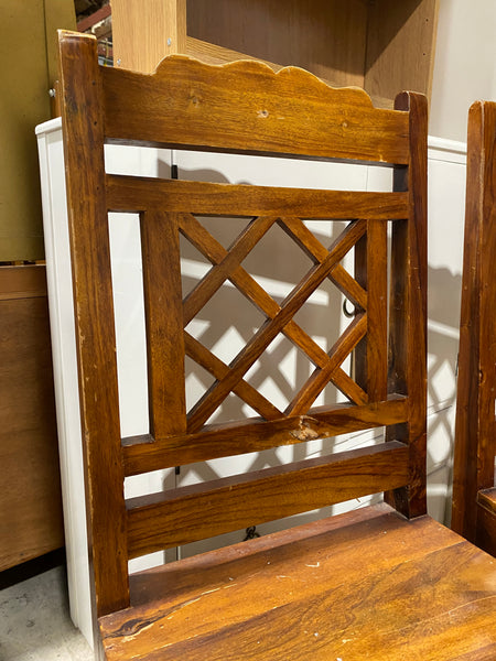 Set of Four Rosewood Dining Chairs