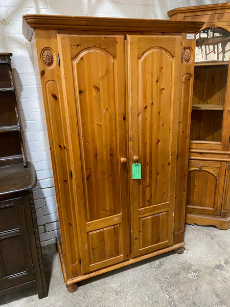 Pine Double Wardrobe REF