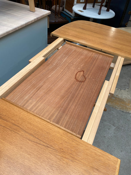 Danish Teak Extending Dining Table by Skovby