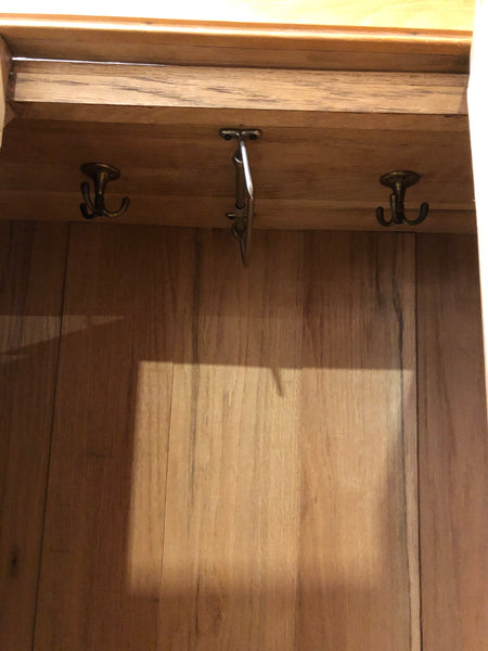 Rustic Pine Single Wardrobe