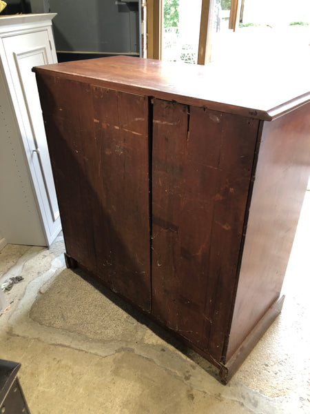 Flamed Mahogany Chest of Drawers