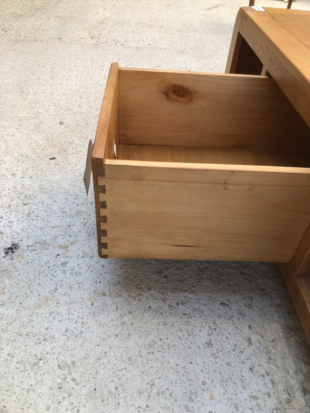 Oak Coffee Table with Drawers and Storage - GHC