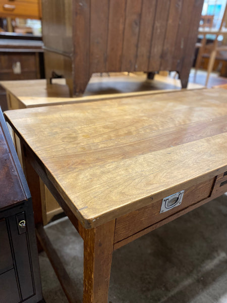 Oak Heavy Duty Industrial Style Desk