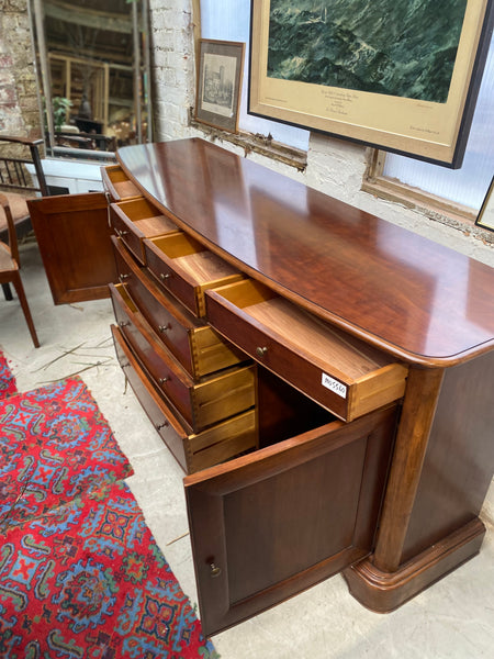 Large Bow Fronted Sideboard
