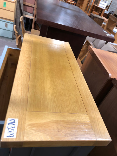 Solid Oak Grey Compact Sideboard