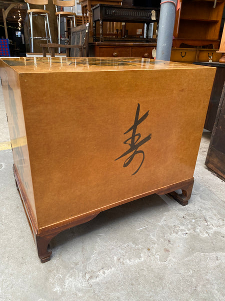 Oriental Style Cabinet with Beautiful Motifs