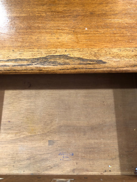 GHC - Vintage Oak 2 Drawer Teachers Desk