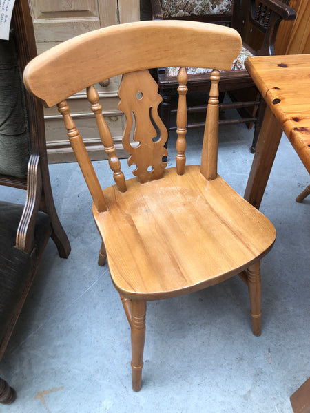 REF - Pine Dining Table & 4 Chairs