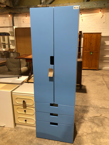 Tall Blue IKEA Storage Cupboard