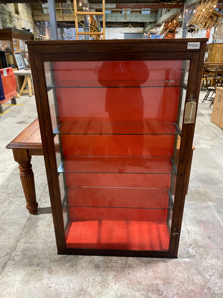 Early 20th Century Oak Display Cabinet