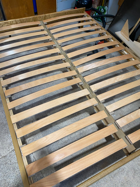 REF - Low Wooden King Bedframe