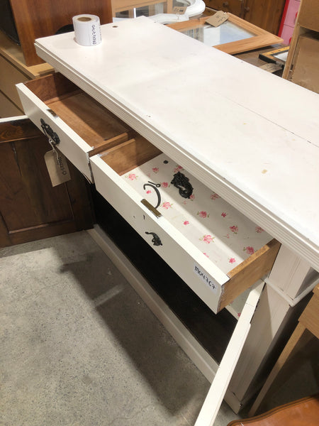 Cream Painted Compact Sideboard