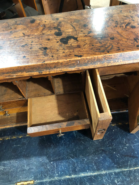 Large Antique Oak Bureau