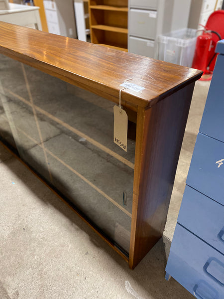 Teak Extra Wide Low Display Bookcase