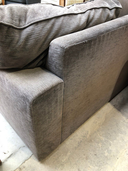 REF - Grey 3 Seater Sofa