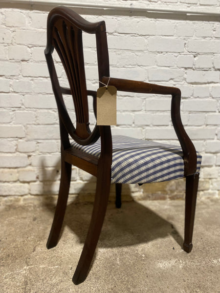 Antique Shield Back Carver Chair