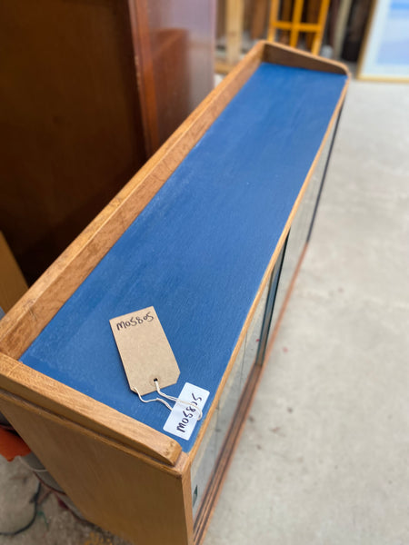 Small Vintage Glazed Bookcase