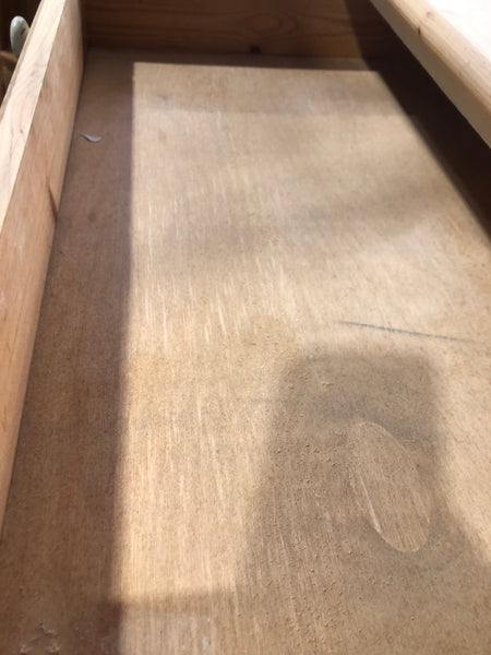 Small Pale Pine Console Table
