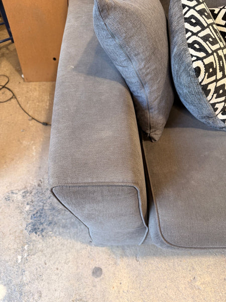 Large Two Seat Grey Sofa