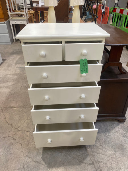 White Chest of Drawers REF