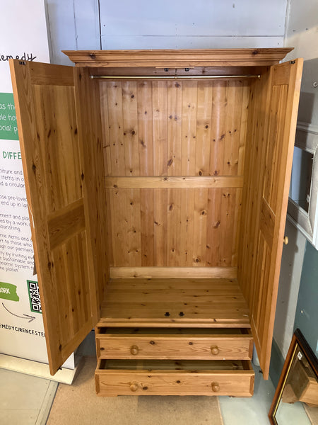 Pine Double Wardrobe