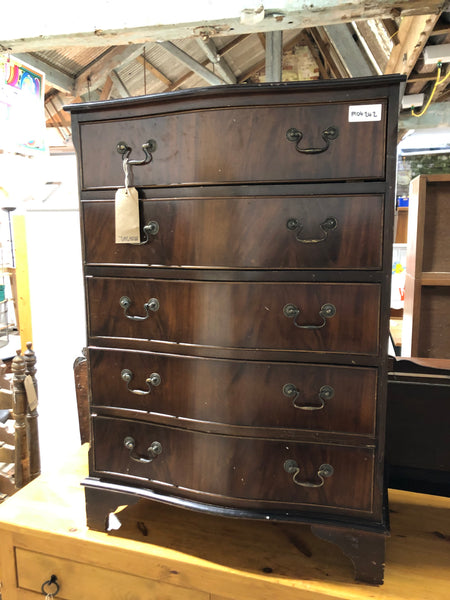 Vintage Five Drawer Tallboy