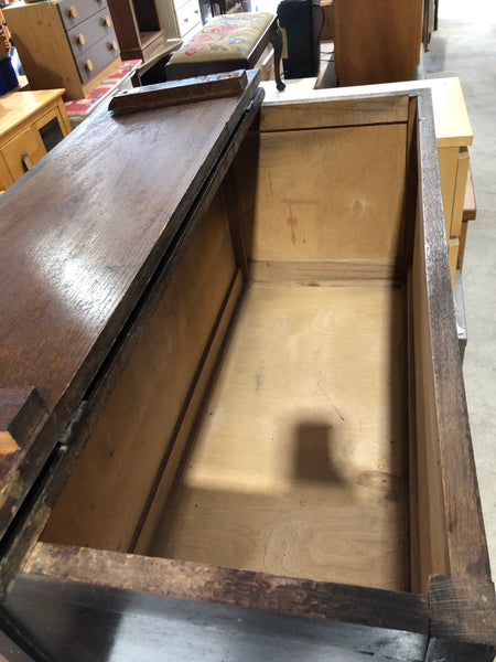Vintage Solid Wood Blanket Chest