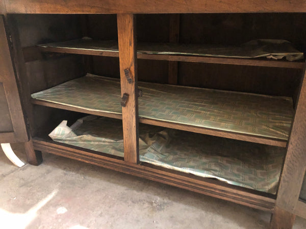 Vintage Oak Old Charm Court Cupboard
