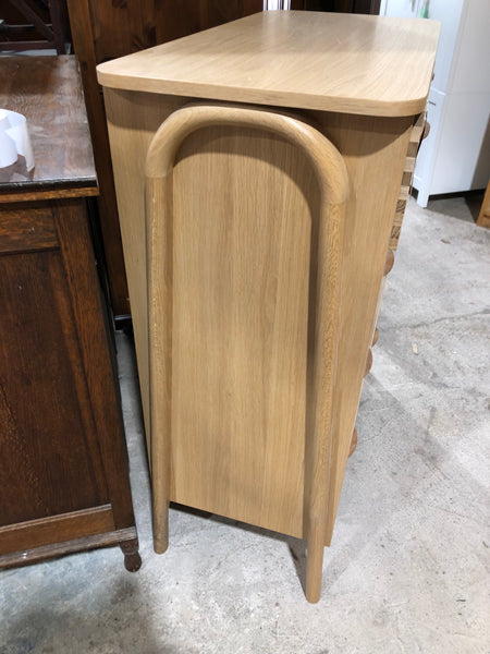John Lewis Contemporary Oak Tallboy Chest of Drawers
