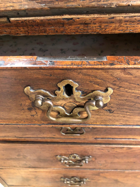 Large Antique Oak Bureau