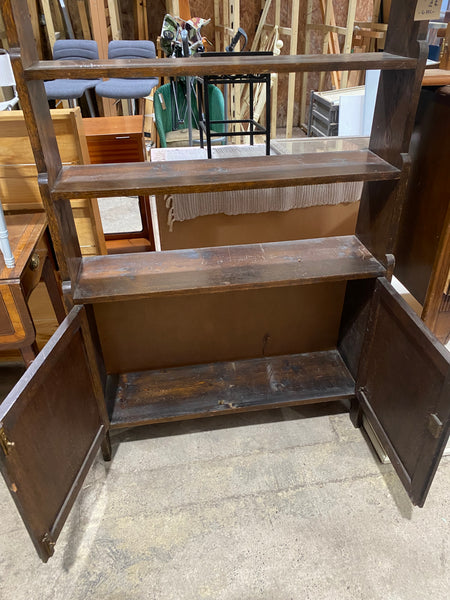 Wooden Cabinet with Shelves