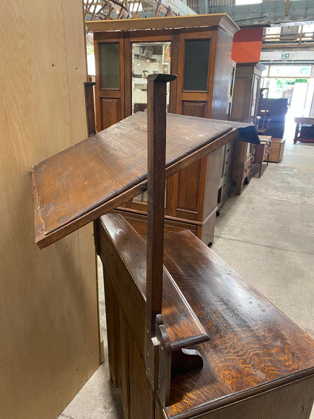 Antique Edwardian Oak Dressing Table Drawers