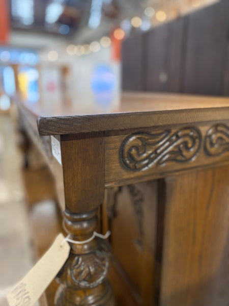 Carved Oak Court Cupboard