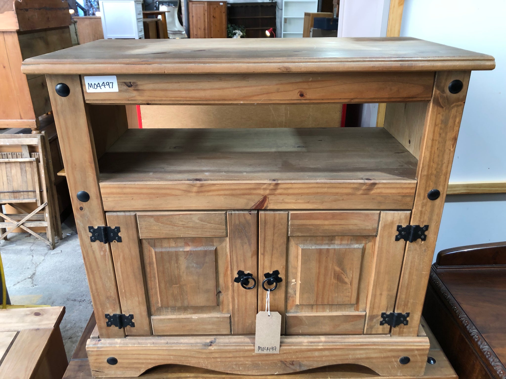 Pine Cupboard TV stand