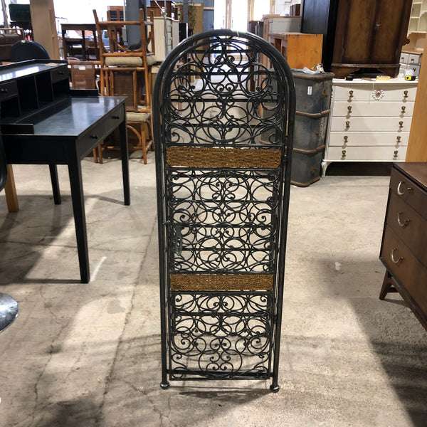 Wrought Iron Wine Rack