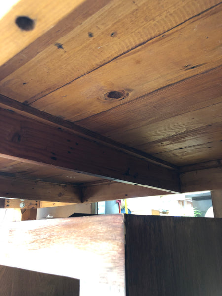 Large Heavy Duty Pine Dining Table
