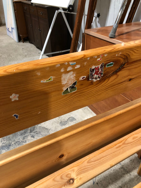 REF - Pine Single Bedframe with Option to Raise