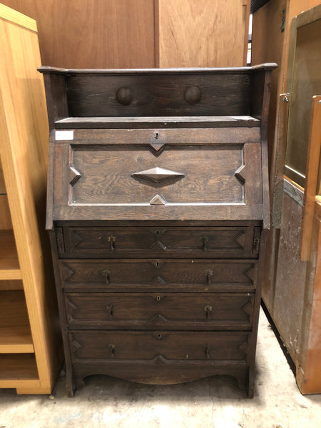 GHC - Vintage Oak Writing Bureau